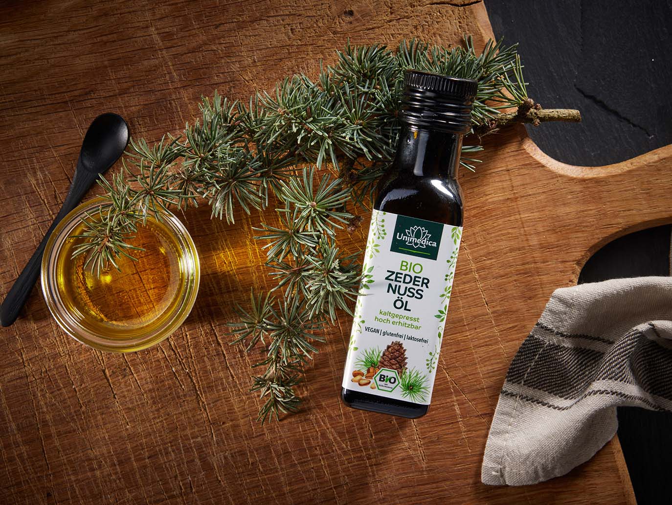 Organic Cedar Nut Oil - 100 ml - from Unimedica